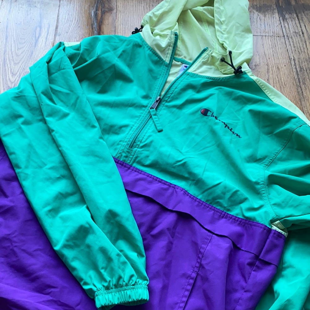 Champion Color Block Wind Breaker Jacket - Picture 7 of 8